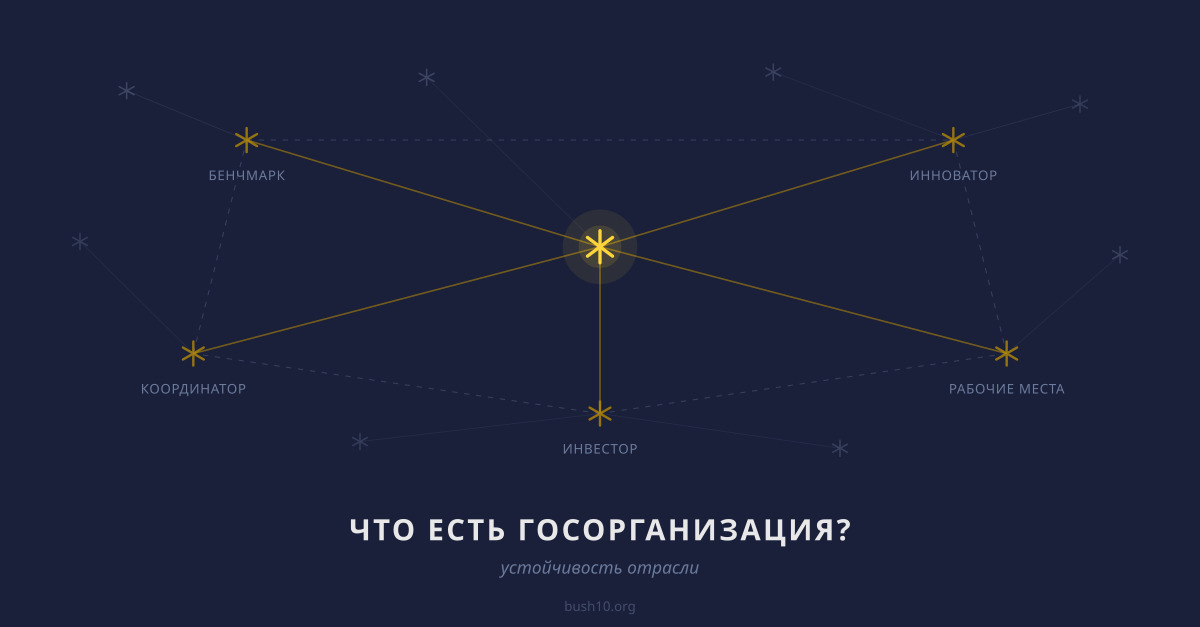 Что есть ГОСорганизация? — созвездие пяти функций